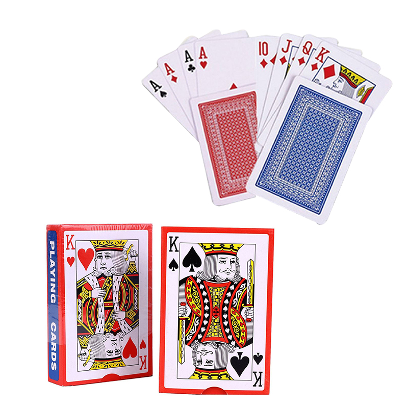 Party Games Using Playing Cards - 54 แผ่น/ชุด ไพ่กระดาษแกนสีเทา ขนาด 56x86 มิลลิเมตร
