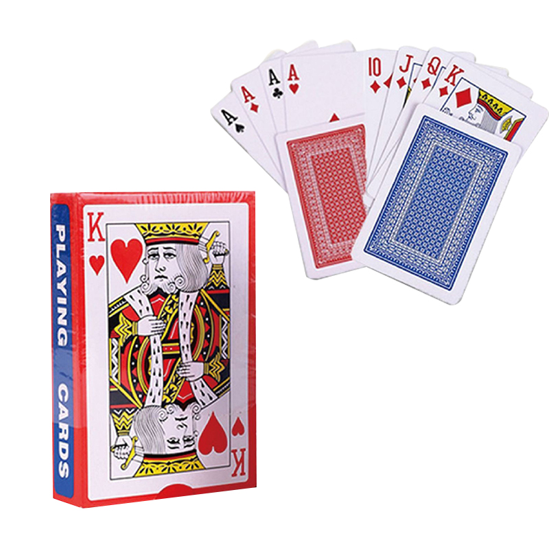 Party Games Using Playing Cards - 54 แผ่น/ชุด 56x86 มิลลิเมตรสีเทากระดาษ Core การ์ดเล่น