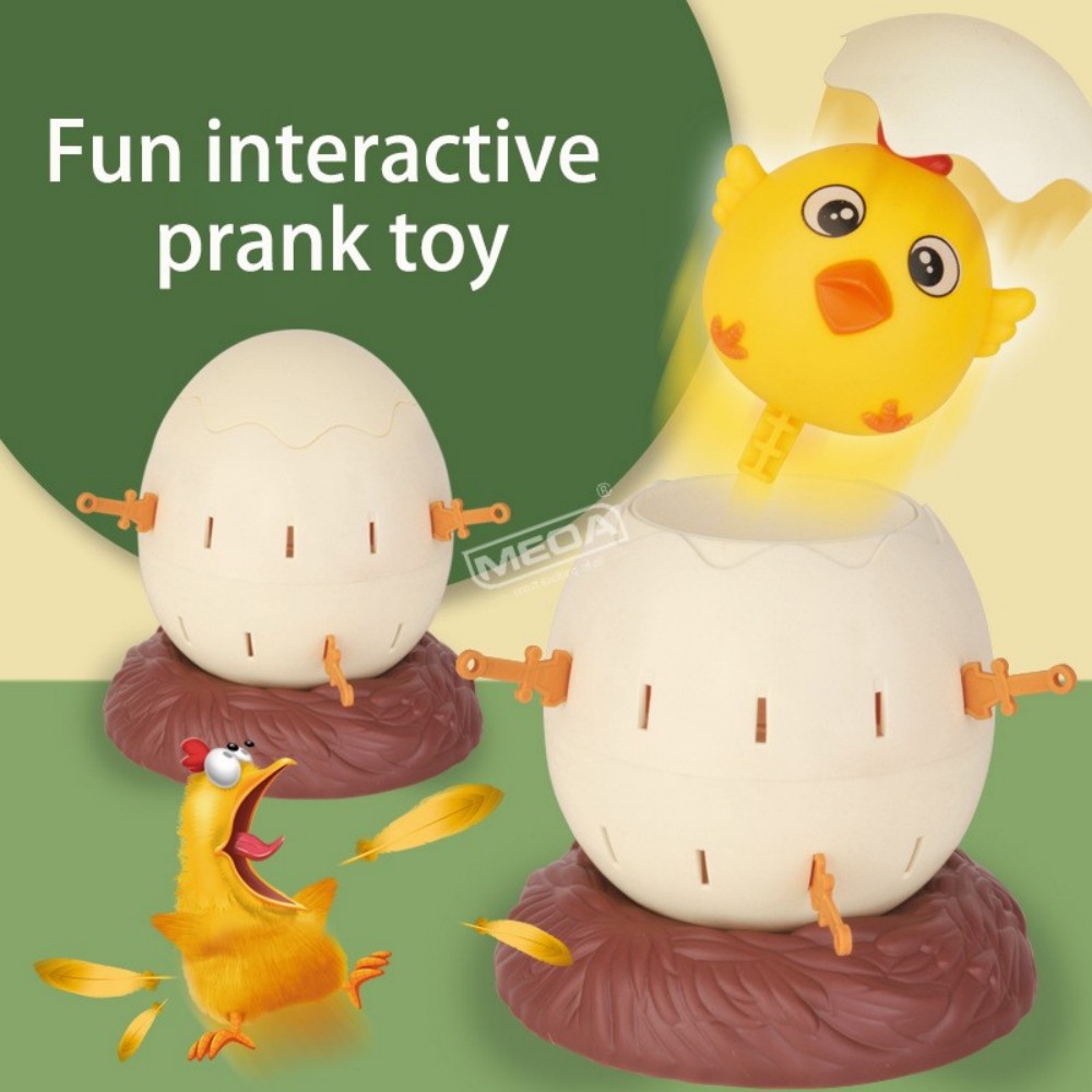 Party Games Egg - เกมแทงไข่ไก่แบบป๊อปอัพ สนุกสนาน ตื่นเต้น เกมกระดานแทงดาบ ของเล่นโต๊ะสำหรับครอบครัว ปาร์ตี้