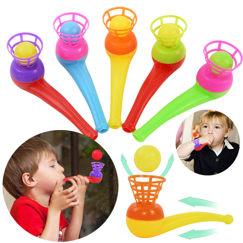 Party Games Gender Reveal - 6/12Pcs Magic เป่าท่อลอยเด็กโปรดปรานเกม BALANCE การฝึกอบรมของเล่นงานแต่งงานวันเกิด Piñatas