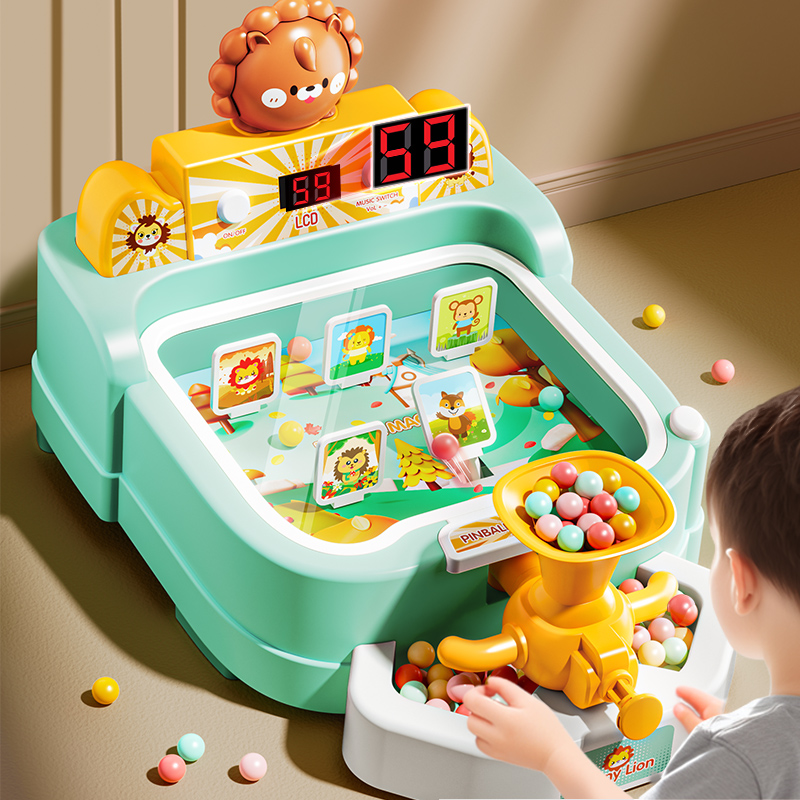 Party Games Kids Birthday - ลูกแก้วของเล่นสำหรับเด็กลูกบอลยิงสำหรับเด็กเกมตารางให้คะแนนจอแอลซีดีเป็นการ์ตูนการศึกษาของเด็กผู้หญิงด้วยดนตรี kado ulang tahun ห้องปาร์ตี้