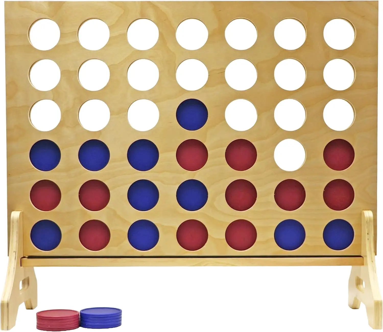 Party Games Adults Indoor - เกมต่อแถว 4 ตัวขนาดใหญ่สำหรับครอบครัวและผู้ใหญ่ - เกมต่อแถว 4