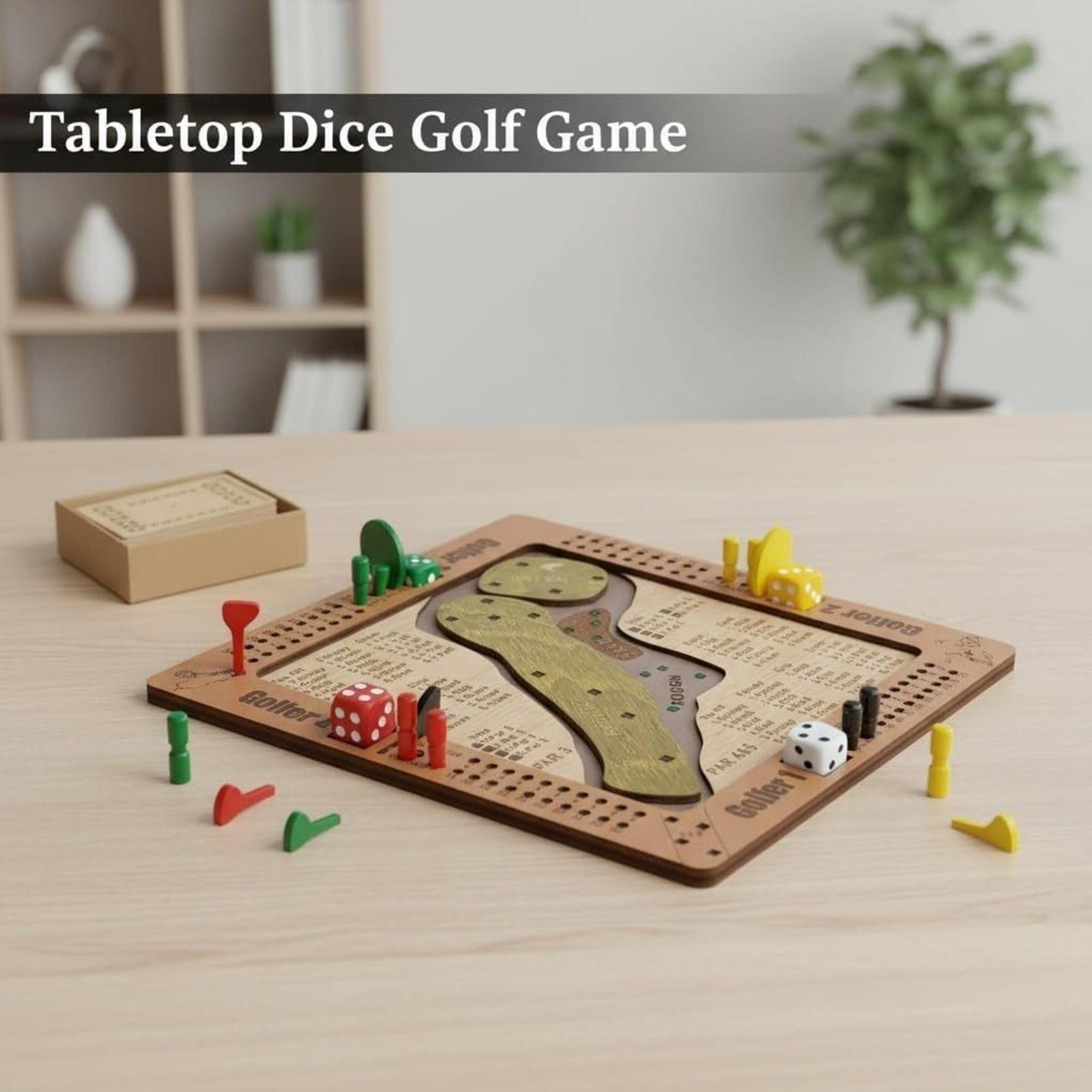 เกมลูกเต๋ากอล์ฟ ของเล่นกอล์ฟไม - Party Games Adults Indoor บทวิจารณ์และราคา