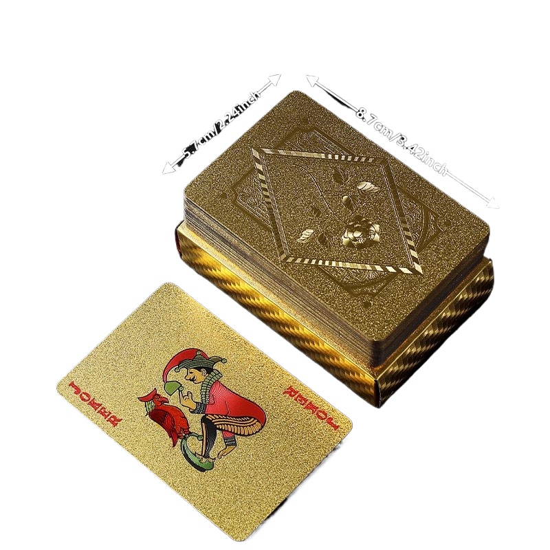 ทองฟอยล์Skullโป๊กเกอร์การ์ดกัน - Party Games Using Playing Cards บทวิจารณ์และราคา