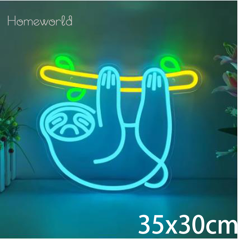 Sloth LED Neon Light ป้ายสวิตช - Party Games Switch 1 บทวิจารณ์และราคา