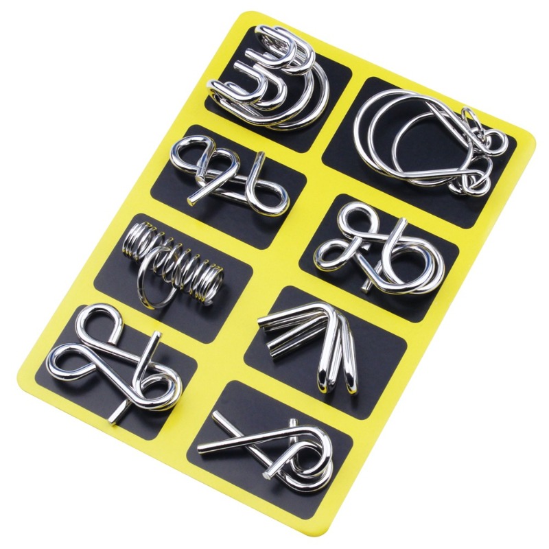 ชุดปริศนาโลหะ 8 ชิ้น เกมฝึกสมอ - Party Games Board Game บทวิจารณ์และราคา