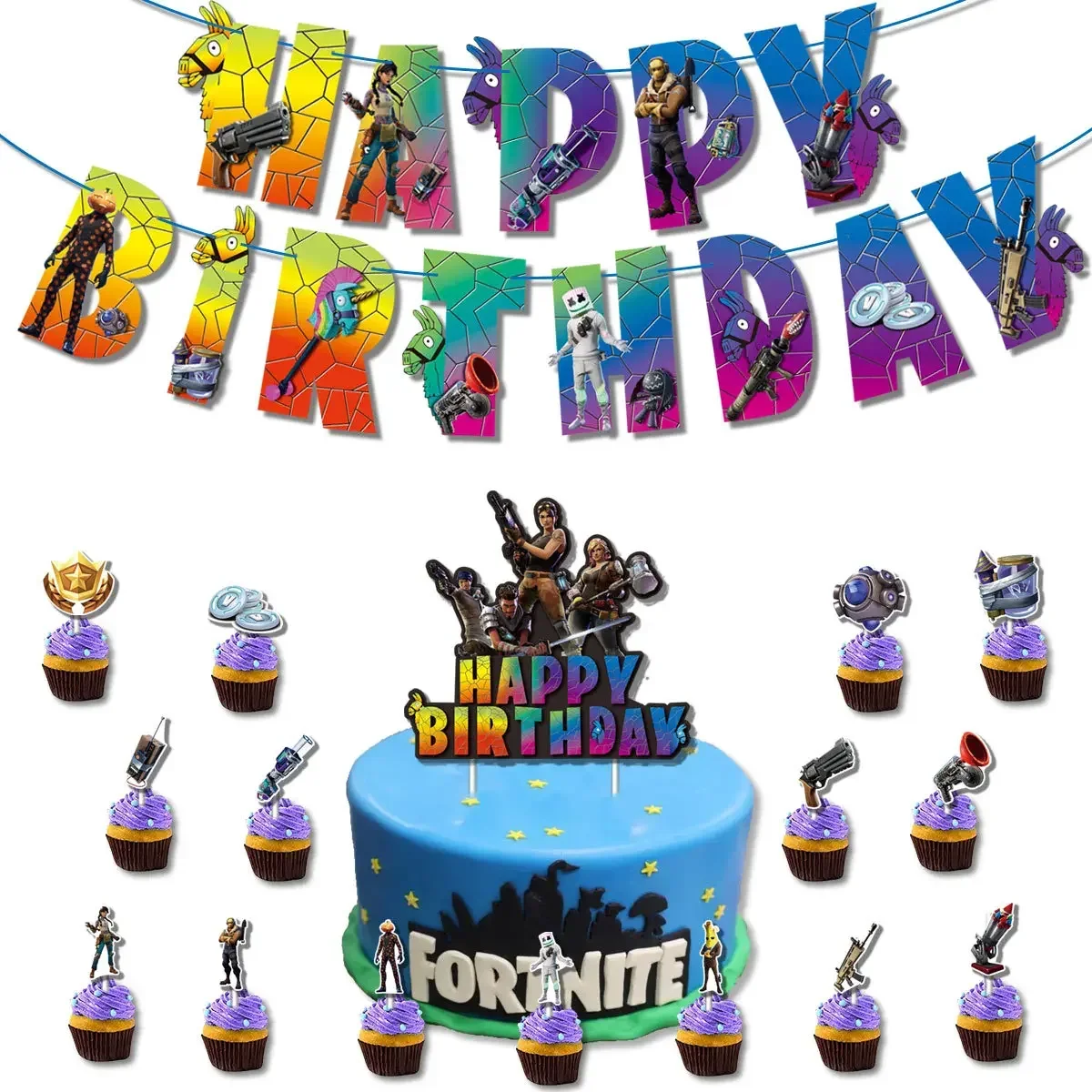 เกมส์สุดฮิตธีมฟอร์ทไนท์ DIY ลู - Party Games Kids Birthday บทวิจารณ์และราคา
