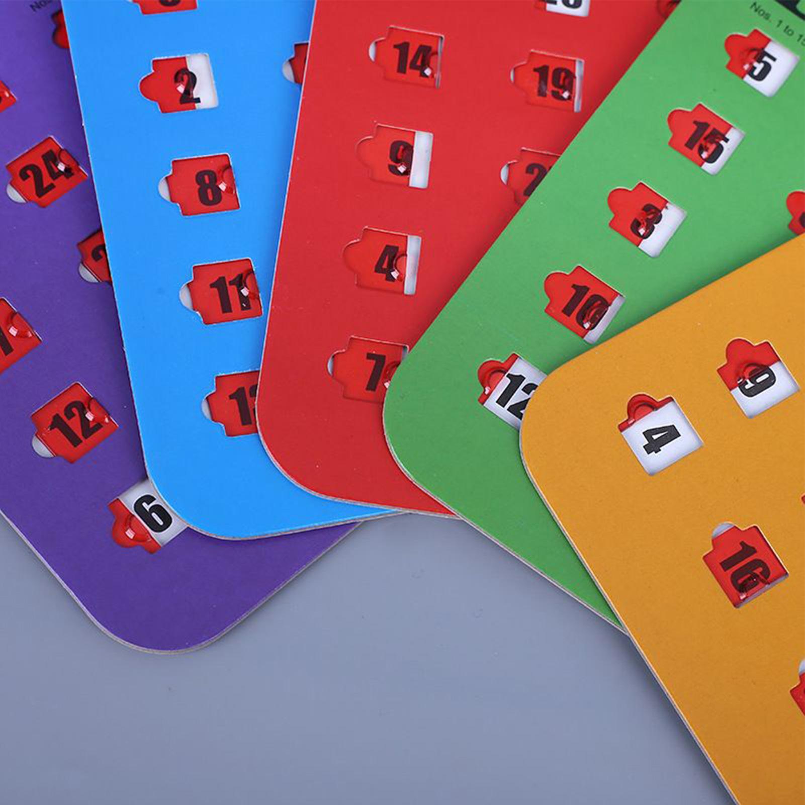 การ์ดเกมบิงโกแบบเลื่อนได้ 5 ชิ - Party Games Board Game บทวิจารณ์และราคา