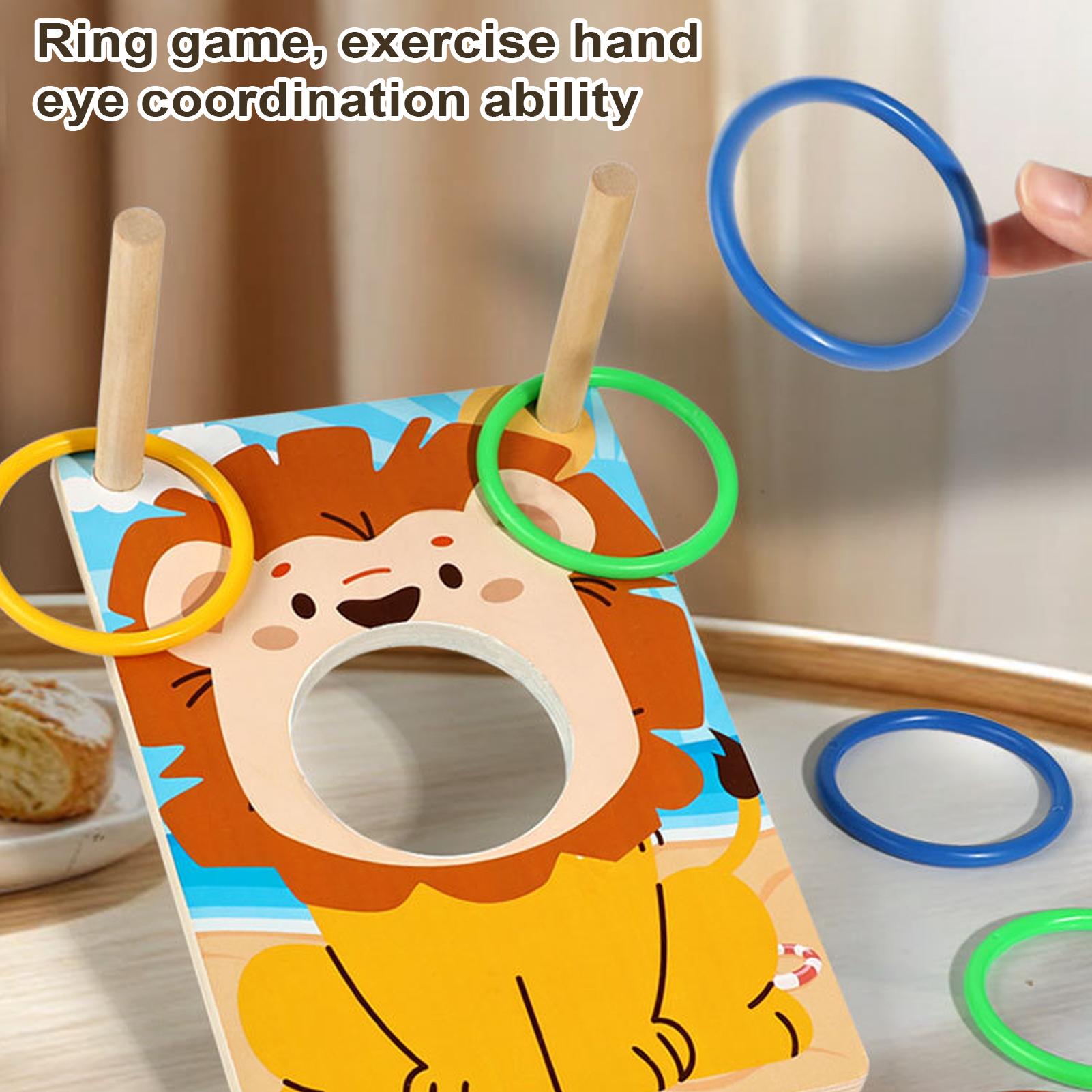 เกมโยนถุงถั่วไม้ พร้อมห่วงและถ - Party Games Adults Indoor บทวิจารณ์และราคา