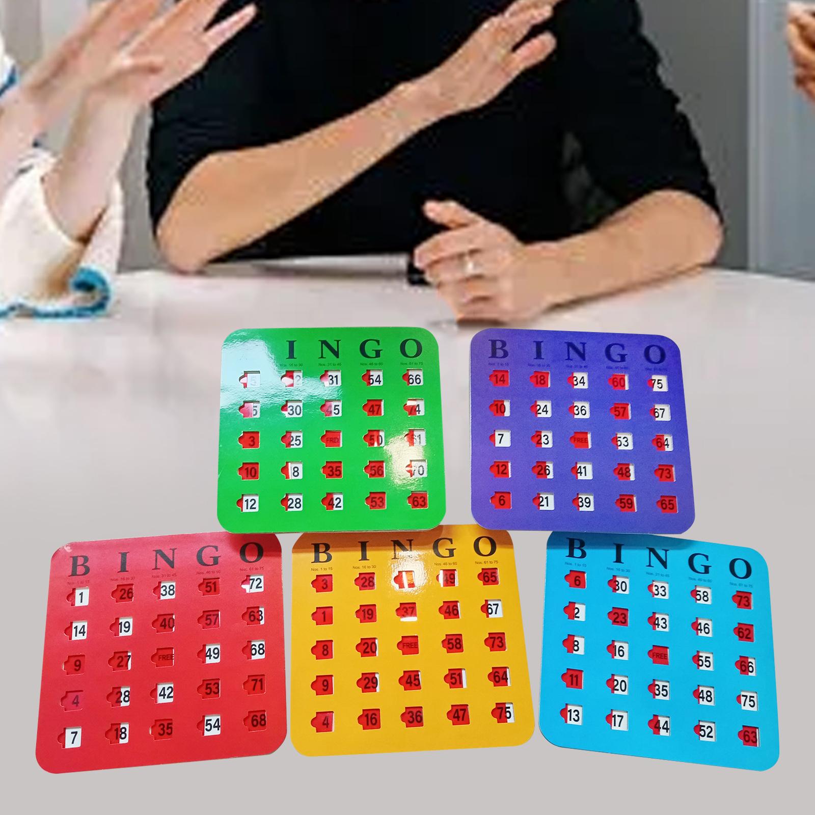 5 ชิ้นพิมพ์ขนาดใหญ่บิงโกกระดาษ - Party Games Large Groups บทวิจารณ์และราคา
